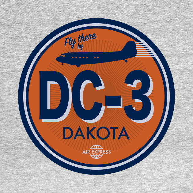 DC-3 Dakota (Front and Back logo) by Tailgunnerstudios